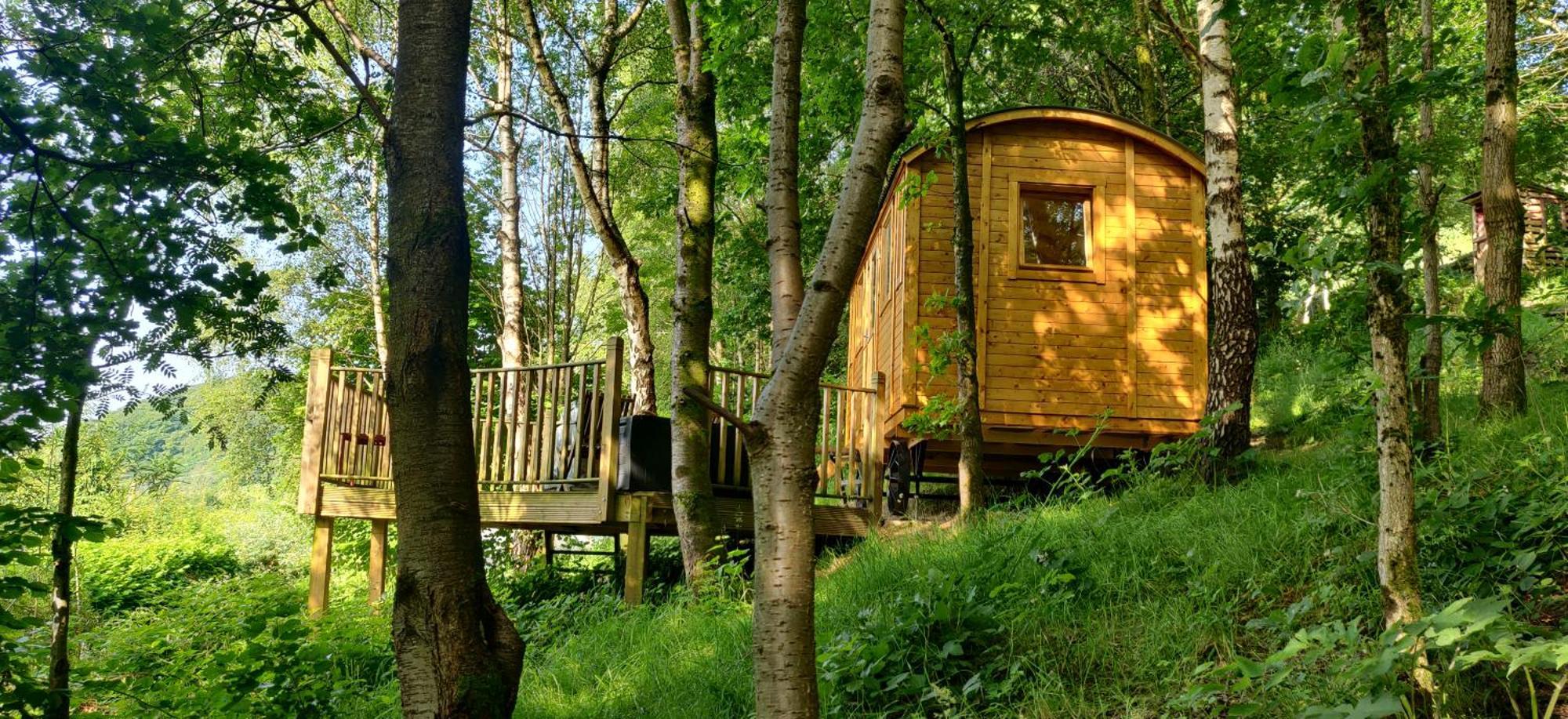Pike'S Cabin In The Woods Hebden Bridge Dış mekan fotoğraf