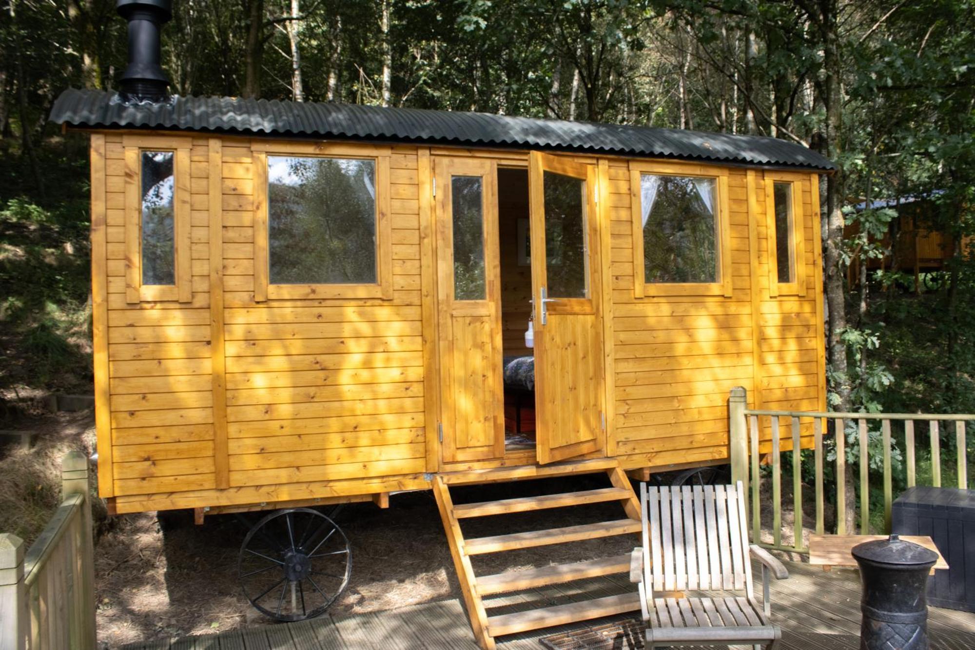 Pike'S Cabin In The Woods Hebden Bridge Dış mekan fotoğraf