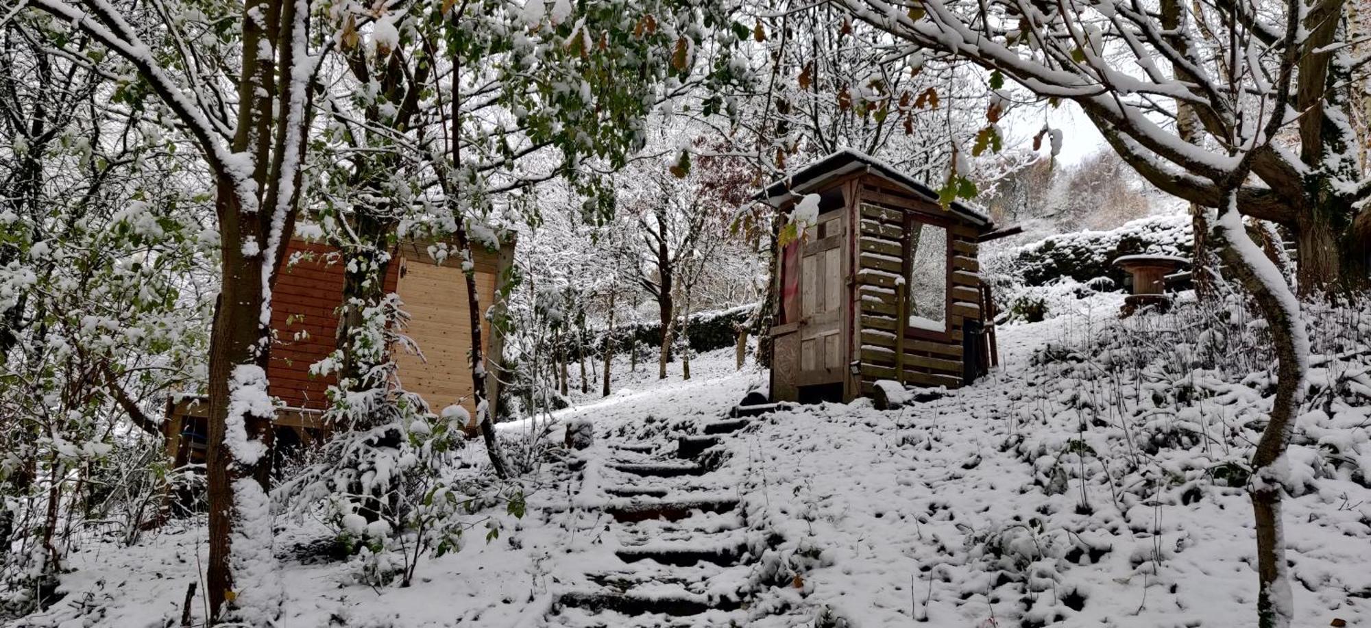 Pike'S Cabin In The Woods Hebden Bridge Dış mekan fotoğraf